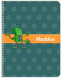 Thumbnail for Personalized Robots Notebook V - Robot Gears IV - Front View