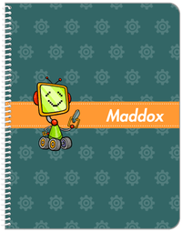 Thumbnail for Personalized Robots Notebook V - Robot Gears VIII - Front View