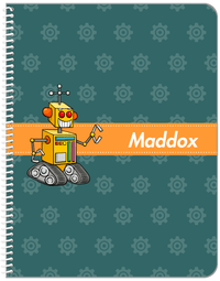 Thumbnail for Personalized Robots Notebook V - Robot Gears XI - Front View