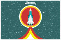 Thumbnail for Personalized Rocket Ship Placemat X - Rocket Launch - Rocket III -  View