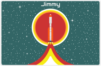 Thumbnail for Personalized Rocket Ship Placemat X - Rocket Launch - Rocket VII -  View