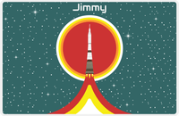 Thumbnail for Personalized Rocket Ship Placemat X - Rocket Launch - Rocket VIII -  View