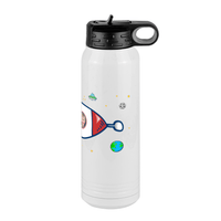 Thumbnail for Personalized Rocket Ship Water Bottle (30 oz) - Upload Your Own Image - Right View