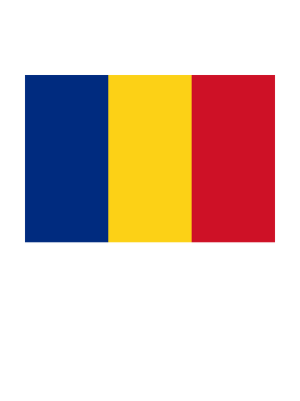 Romania Flag T-Shirt - White - Decorate View