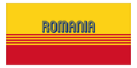 Thumbnail for Personalized Romania Beach Towel - Front View