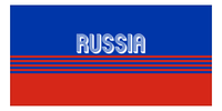 Thumbnail for Personalized Russia Beach Towel - Front View