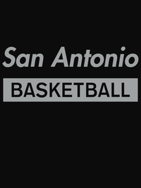 Thumbnail for San Antonio Basketball T-Shirt - Black - Decorate View