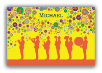 Thumbnail for Personalized School Band Canvas Wrap & Photo Print III - Yellow Background - Front View