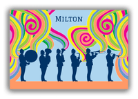 Thumbnail for Personalized School Band Canvas Wrap & Photo Print VI - Blue Background - Front View