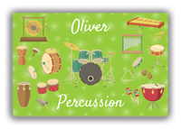 Thumbnail for Personalized School Band Canvas Wrap & Photo Print VIII - Green Background - Front View