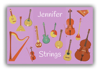 Thumbnail for Personalized School Band Canvas Wrap & Photo Print IX - Purple Background - Front View