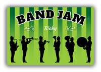 Thumbnail for Personalized School Band Canvas Wrap & Photo Print XII - Green Background - Front View