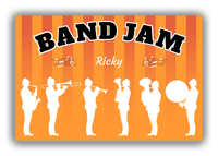 Thumbnail for Personalized School Band Canvas Wrap & Photo Print XII - Orange Background - Front View