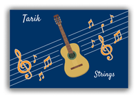 Thumbnail for Personalized School Band Canvas Wrap & Photo Print XV - Blue Background - Strings VI - Front View
