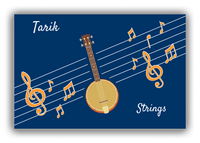 Thumbnail for Personalized School Band Canvas Wrap & Photo Print XV - Blue Background - Strings XIV - Front View