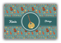 Thumbnail for Personalized School Band Canvas Wrap & Photo Print XXI - Dark Teal Background - Strings X - Front View