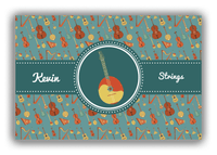 Thumbnail for Personalized School Band Canvas Wrap & Photo Print XXI - Dark Teal Background - Strings XI - Front View