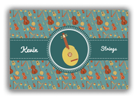 Thumbnail for Personalized School Band Canvas Wrap & Photo Print XXI - Dark Teal Background - Strings XII - Front View