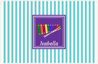 Thumbnail for Personalized School Band Placemat I - Teal Background - Xylophone -  View
