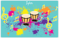 Thumbnail for Personalized School Band Placemat XIII - Teal Background - Timpani -  View