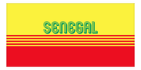 Thumbnail for Personalized Senegal Beach Towel - Front View