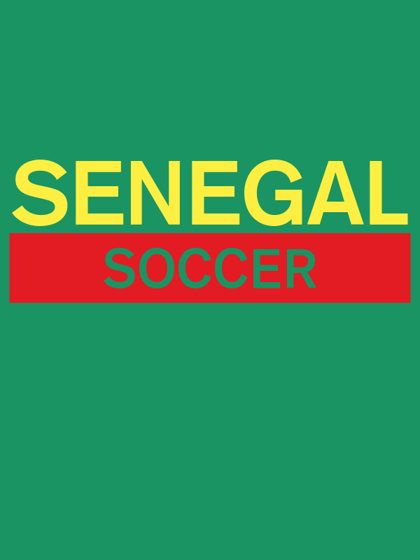 Senegal Soccer T-Shirt - Green - Decorate View