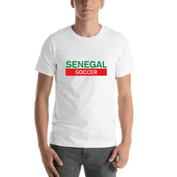 Thumbnail for Senegal Soccer T-Shirt - White - Shirt View