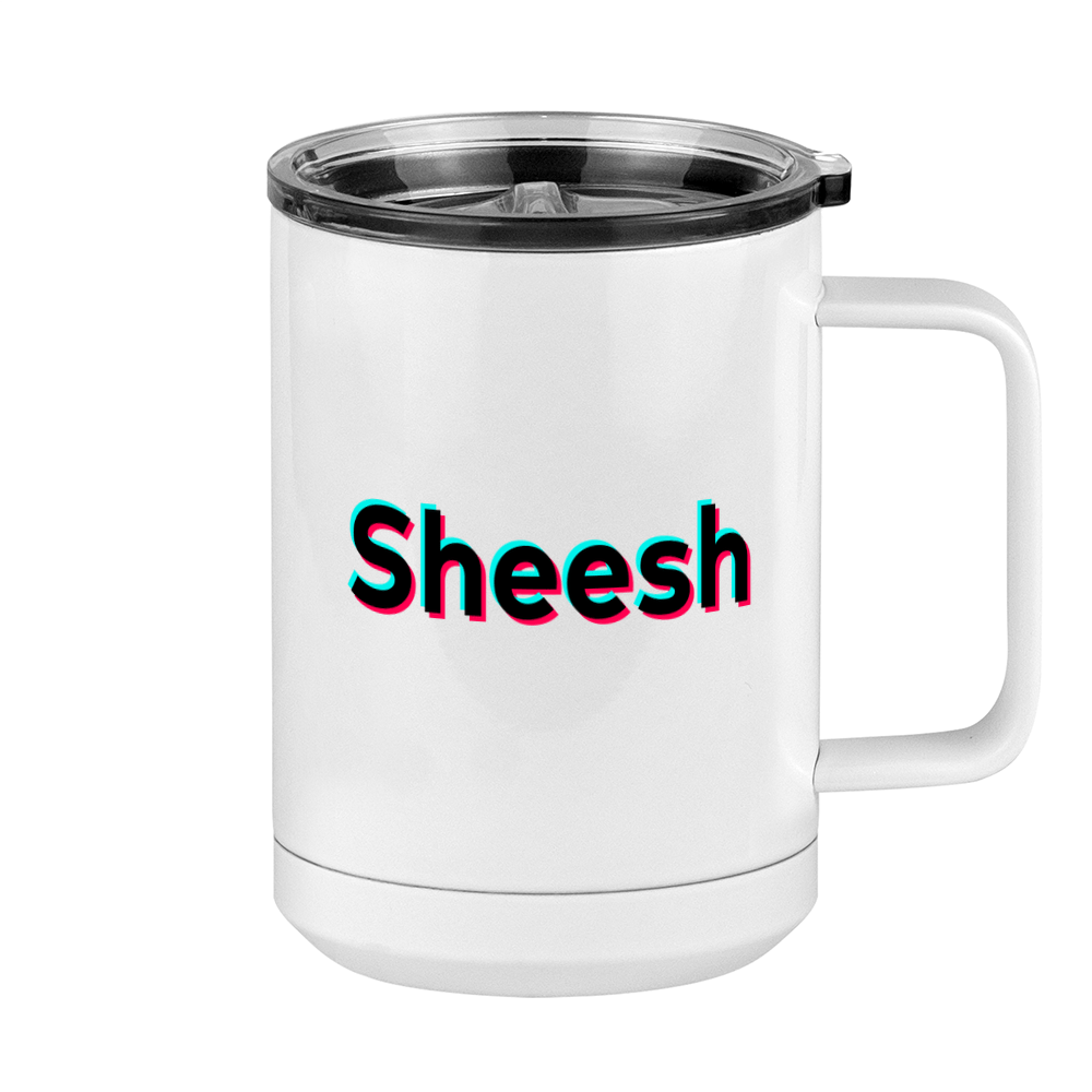 Sheesh Coffee Mug Tumbler with Handle (15 oz) - TikTok Trends - Right View