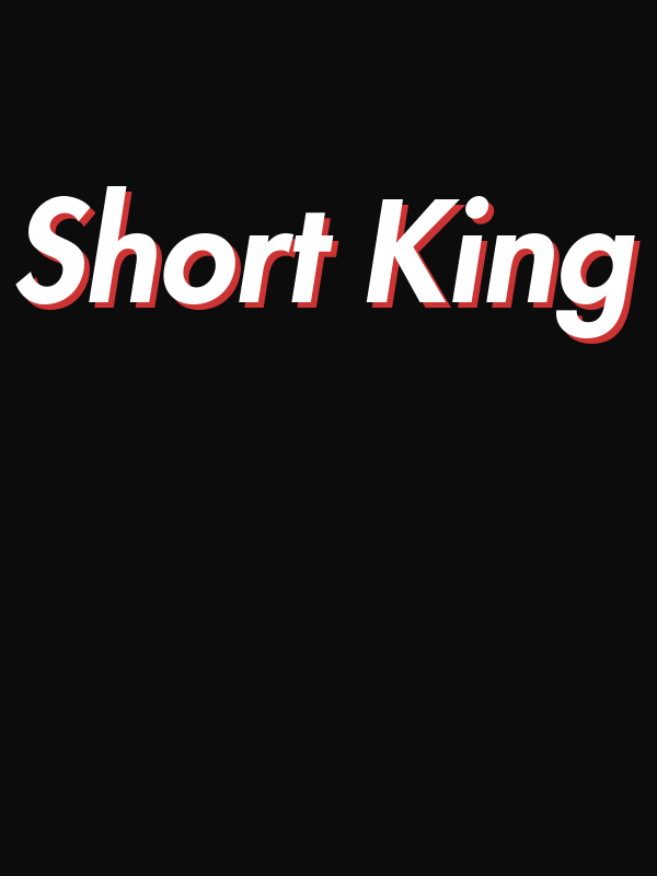 Short King T-Shirt - Black - Decorate View