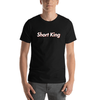 Thumbnail for Short King T-Shirt - Black - Shirt View