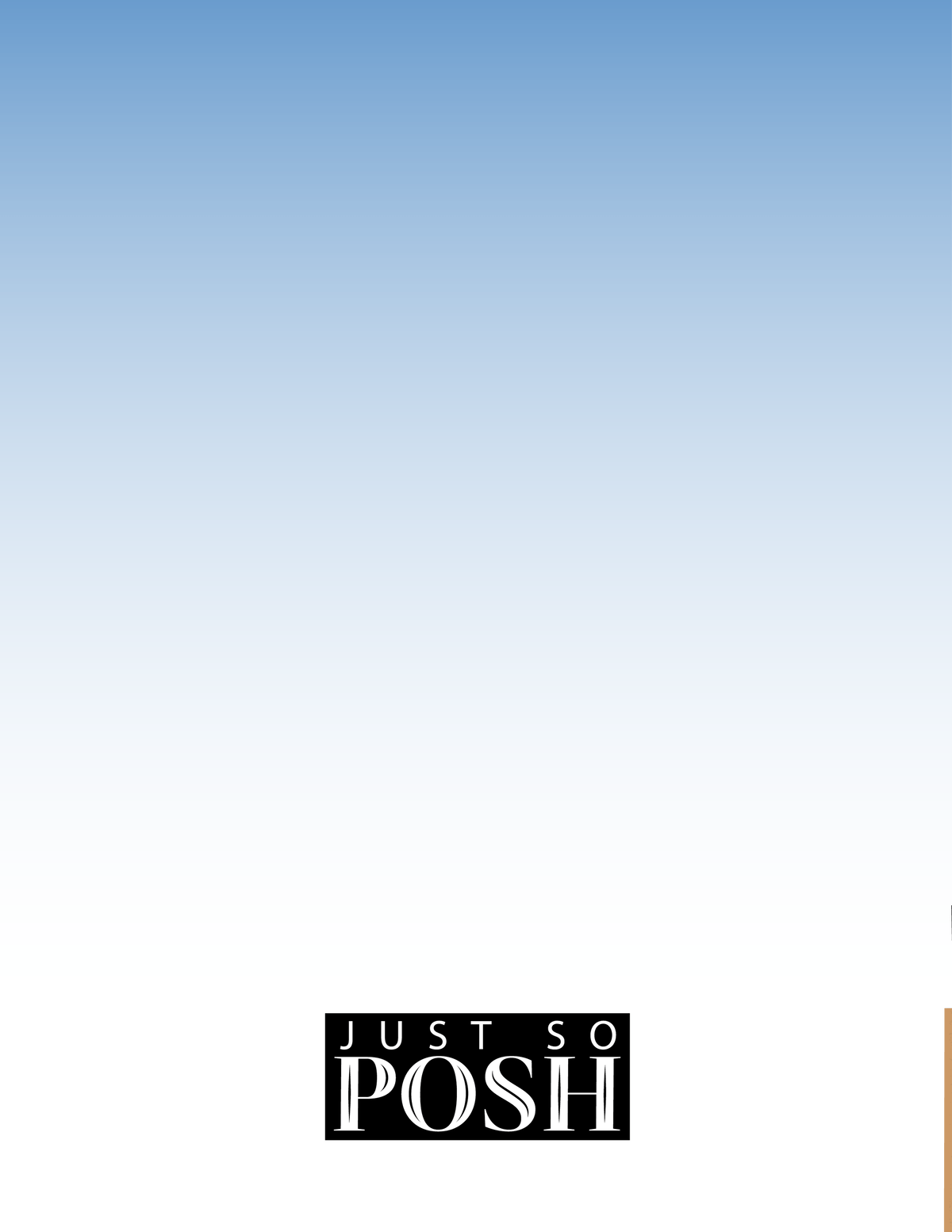 Personalized Skateboarding Notebook I - Blue Background - Back View