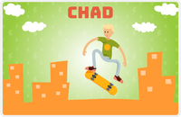 Thumbnail for Personalized Skateboarding Placemat II - Blond Boy -  View