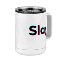 Thumbnail for Slay Coffee Mug Tumbler with Handle (15 oz) - TikTok Trends - Front Right View
