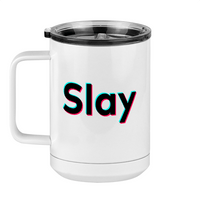 Thumbnail for Slay Coffee Mug Tumbler with Handle (15 oz) - TikTok Trends - Left View