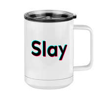 Thumbnail for Slay Coffee Mug Tumbler with Handle (15 oz) - TikTok Trends - Right View
