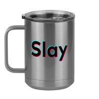 Thumbnail for Slay Coffee Mug Tumbler with Handle (15 oz) - TikTok Trends - Left View