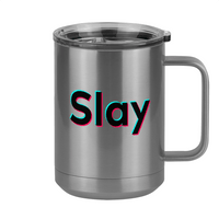 Thumbnail for Slay Coffee Mug Tumbler with Handle (15 oz) - TikTok Trends - Right View