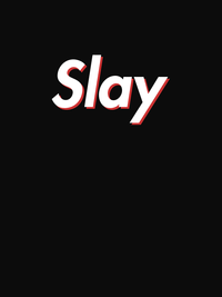 Thumbnail for Slay T-Shirt - Black - Decorate View