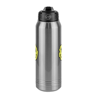 Thumbnail for Smiley Face Water Bottle (30 oz) - Center View