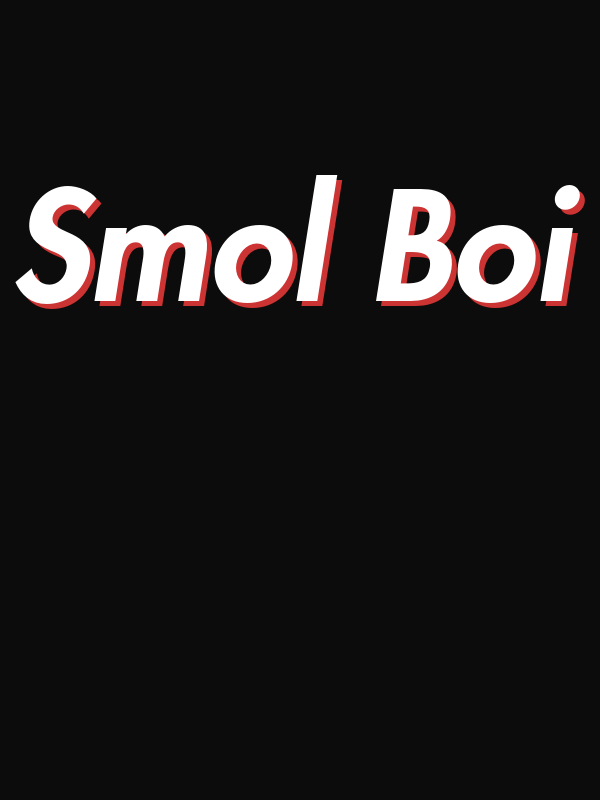 Smol Boi T-Shirt - Black - Decorate View