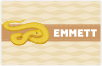 Thumbnail for Personalized Snakes Placemat VII - Ribbon Snake -  View