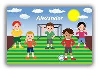 Thumbnail for Personalized Soccer Canvas Wrap & Photo Print XI - Full Team I - Front View