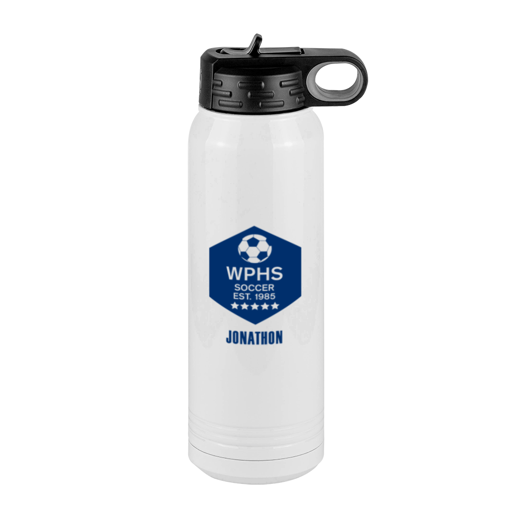 Personalized Soccer Water Bottle (30 oz) - Right View
