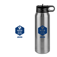Thumbnail for Personalized Soccer Water Bottle (30 oz) - Design View
