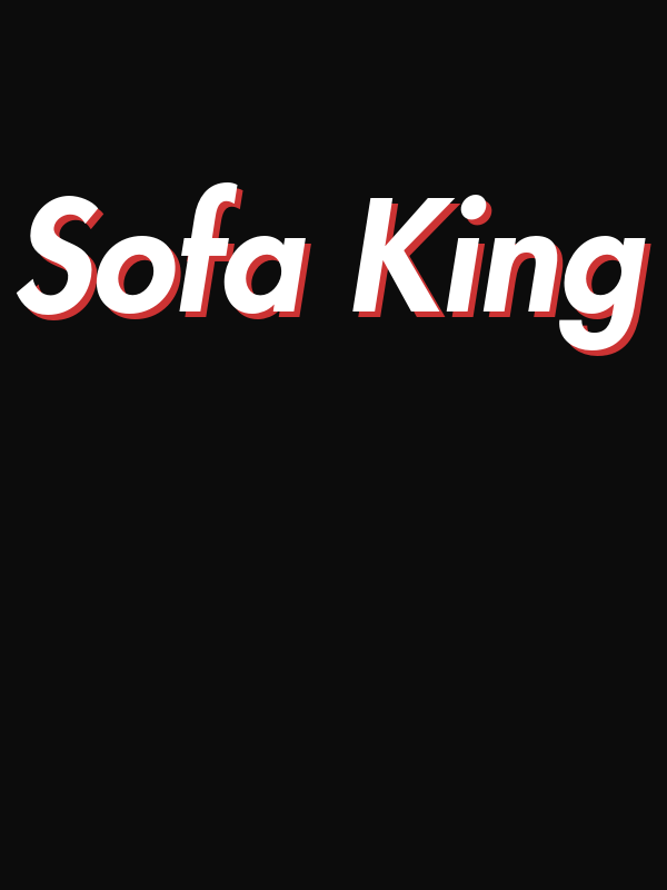 Sofa King T-Shirt - Black - Decorate View
