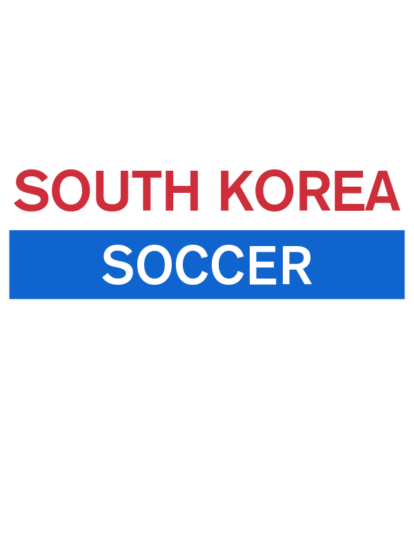 South Korea Soccer T-Shirt - White - Decorate View