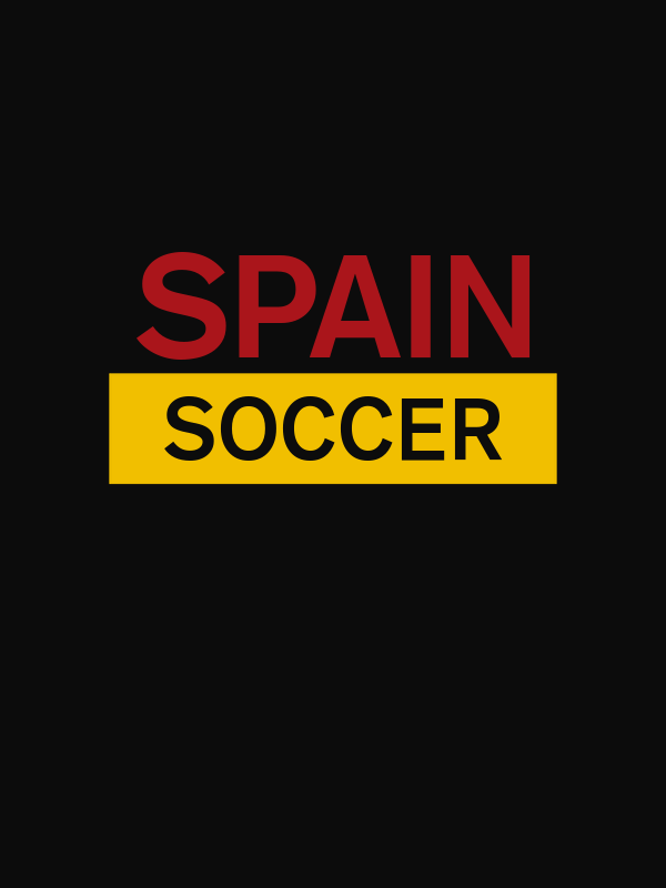Spain Soccer T-Shirt - Black - Decorate View