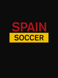 Thumbnail for Spain Soccer T-Shirt - Black - Decorate View