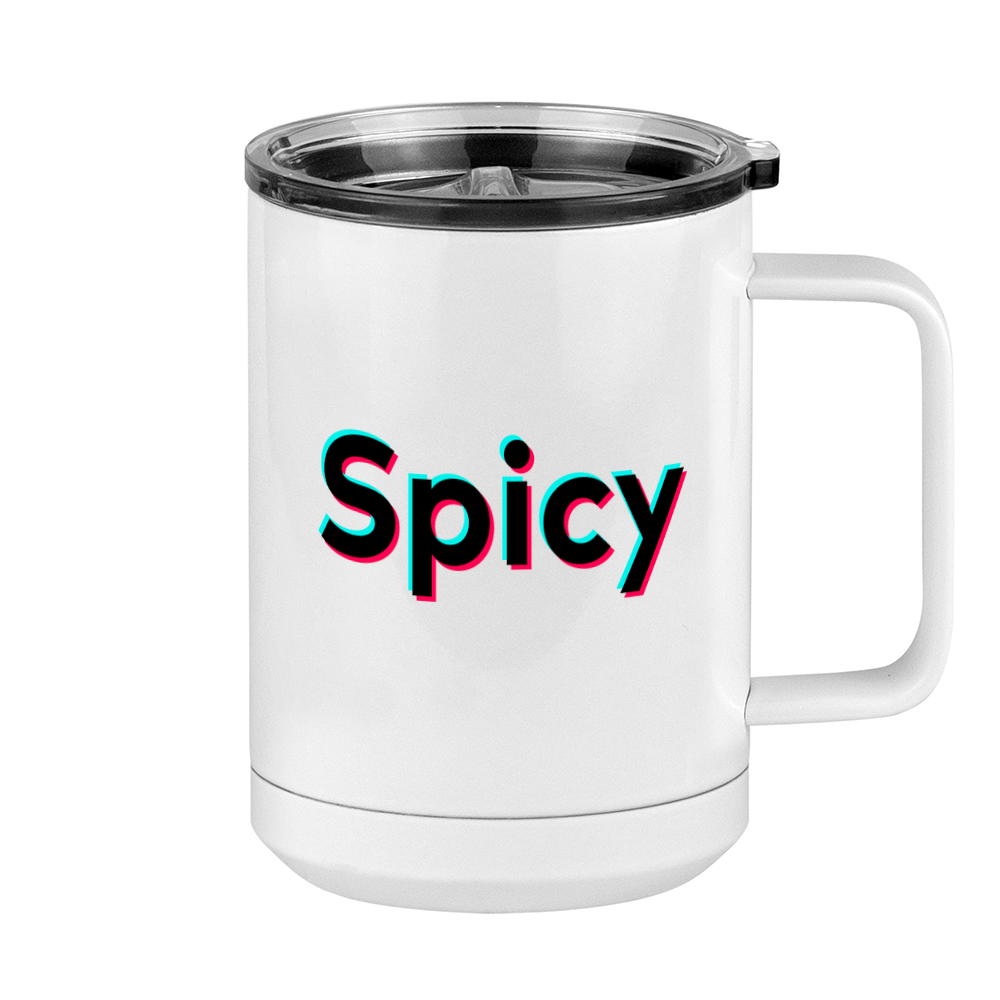 Spicy  Coffee Mug Tumbler with Handle (15 oz) - TikTok Trends - Right View