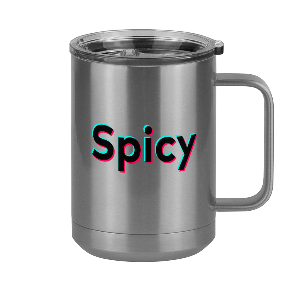 Spicy  Coffee Mug Tumbler with Handle (15 oz) - TikTok Trends - Right View